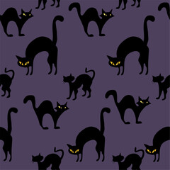 Halloween seamless pattern