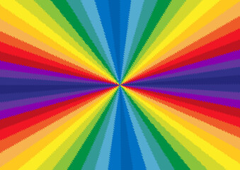 Fototapeta premium Rayonnement arc-en-ciel 