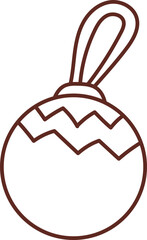 Christmas Set Cartoon Cute Little Santa Gift Holiday Decoration Illustration