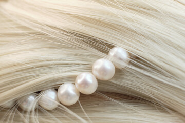Bridal Hair Inspirations: Achieve Ethereal Elegance with a Pearl-Infused Hairstyle for Your Big Day