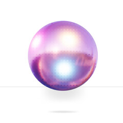 3D vector sphere holographic shapes