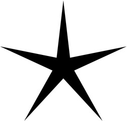 Star vector icons. Set of star symbols isolated. Vector file