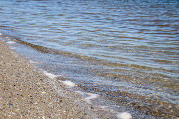 waves on the beach