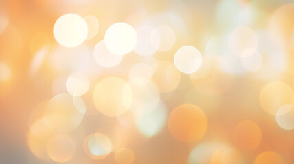 orange and gold bokeh background abstract in the style of soft color and softpastel, autumn delicate background
