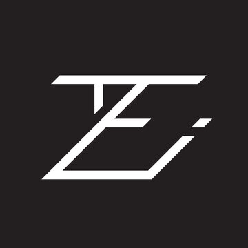 Z+E+I+A joined text logo professional & modern business logo black & white