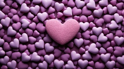 Obraz premium Abstract Valentine's day background Concept (Copy Space)