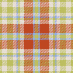 Background textile seamless of check tartan fabric with a texture plaid pattern vector.