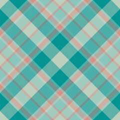 Plaid pattern vector. Check fabric texture. Seamless textile design for clothes, paper print.