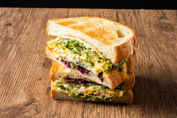 ホットサンドイッチ　Italian popular hot sandwich (panini)