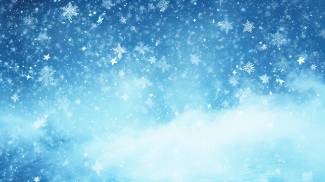 Winter blizzard snow abstract background 