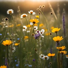 field of daisies