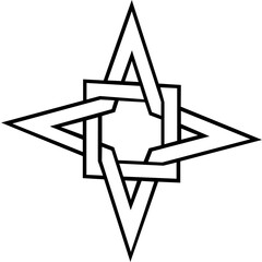 Fototapeta premium Star vector icons. Set of star symbols isolated. Vector file