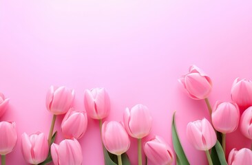A charming pink background to celebrate Mom on Mother's Day