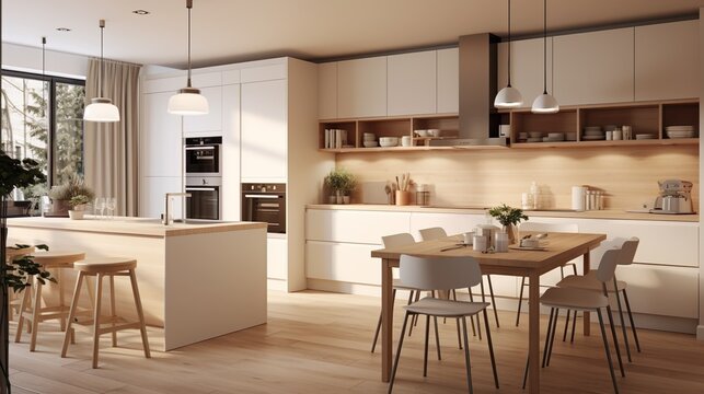 modern simple minimalist kitchen