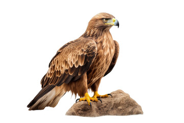 Realistic Eagle Portrait on isolated background