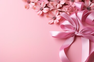 A charming pink background to celebrate Mom on Mother's Day