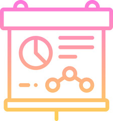 Presentation board icon