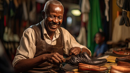 Reviving the Classics: The Shoemaker's Transformation of Vintage Leather Shoes