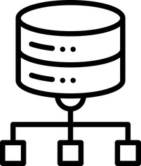 Server networking icon