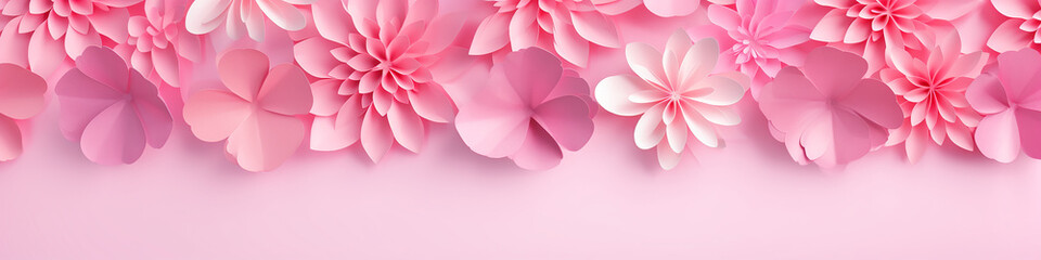 pink silk long waves abstract background narrow.