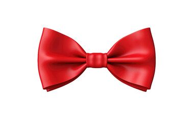 Whimsical 3D Cartoon Bow Tie on isolated background