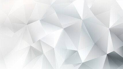 Fototapeta premium polygonal white background abstract triangles innovation page.