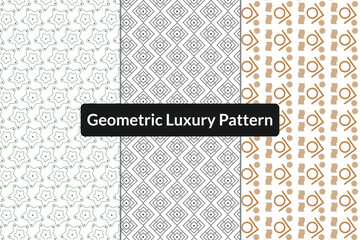 Seamless Geometric Vector Pattern - obrazy, fototapety, plakaty
