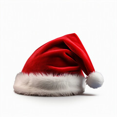Santa claus red hat christmas white fur