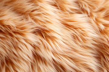 Sumptuous Craftsmanship Unveiled: A Captivating Macro Shot of Luxurious, Fluffy, and Exquisitely Detailed Faux Fur Trim