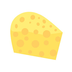 Cheese isolated 