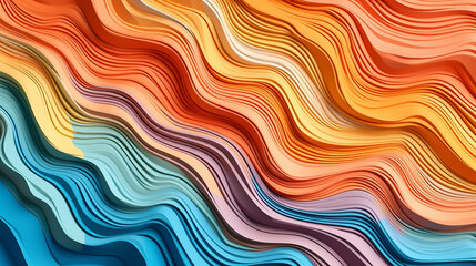 Fototapeta premium quilling multicolored paper.