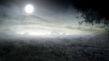 Scary Halloween background