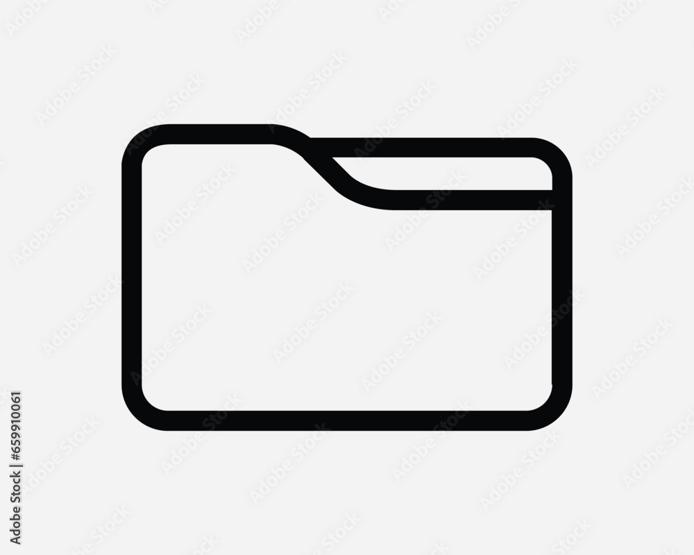 Poster folder file document archive storage portfolio binder computer business office app web flat icon bla