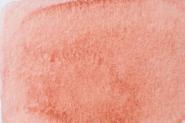 Abstract brown watercolor texture background. Creative pattern design for print invitation card, postcard. Drawing poster, colorful wallpaper.