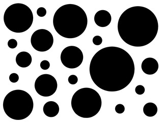 white abstract background with black dots