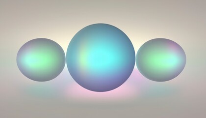 Sphere science background. Color ball and blur effect.