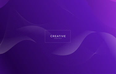 Abstract background with waves, Purple background