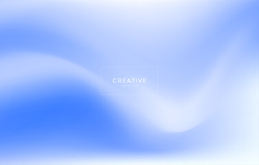 Abstract blue background with space