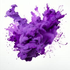 Obraz premium Royal Purple Color Splash