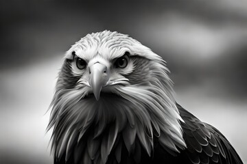 Obraz premium portrait of a bald eagle