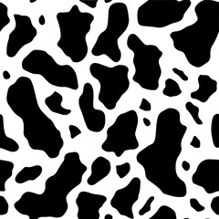 black and white animals pattern vector design