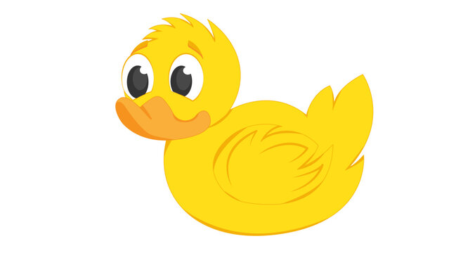 cartoon yellow duck