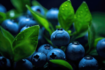 blueberries in the garden