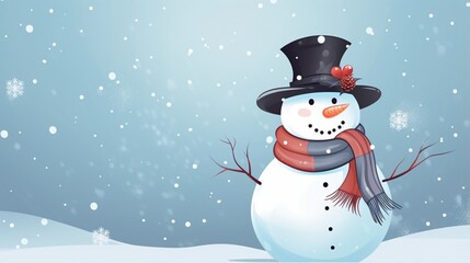 Fototapeta premium snowman