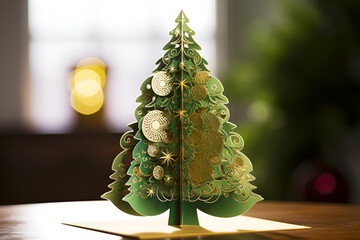 Christmas tree in trendy farmhouse style. Watercolor. Vector illustration design,Christmas and winter holiday marketing background, with winter and christmas tree themes, christmas ornaments 
