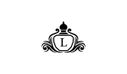 Illustration of a Temple Logo L