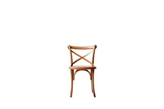 Chair on White Background Generative AI
