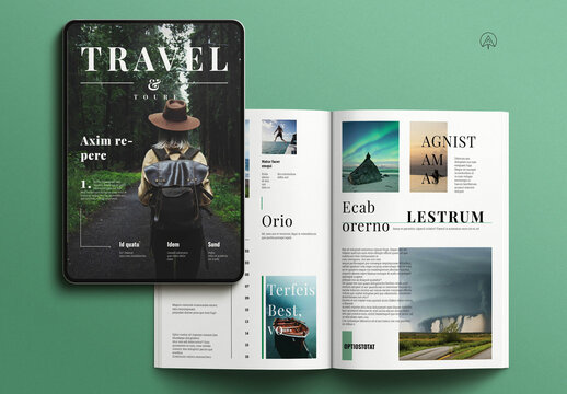 Magazine Tamplate