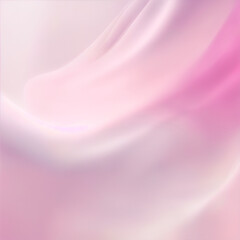 Fototapeta premium pink silk background - White and pink background - Pink abstract - Curves and lines - Generative AI