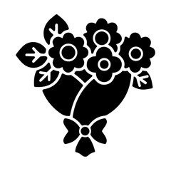 bouquet vector icon